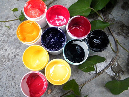 Glass ink, screen printing ink
